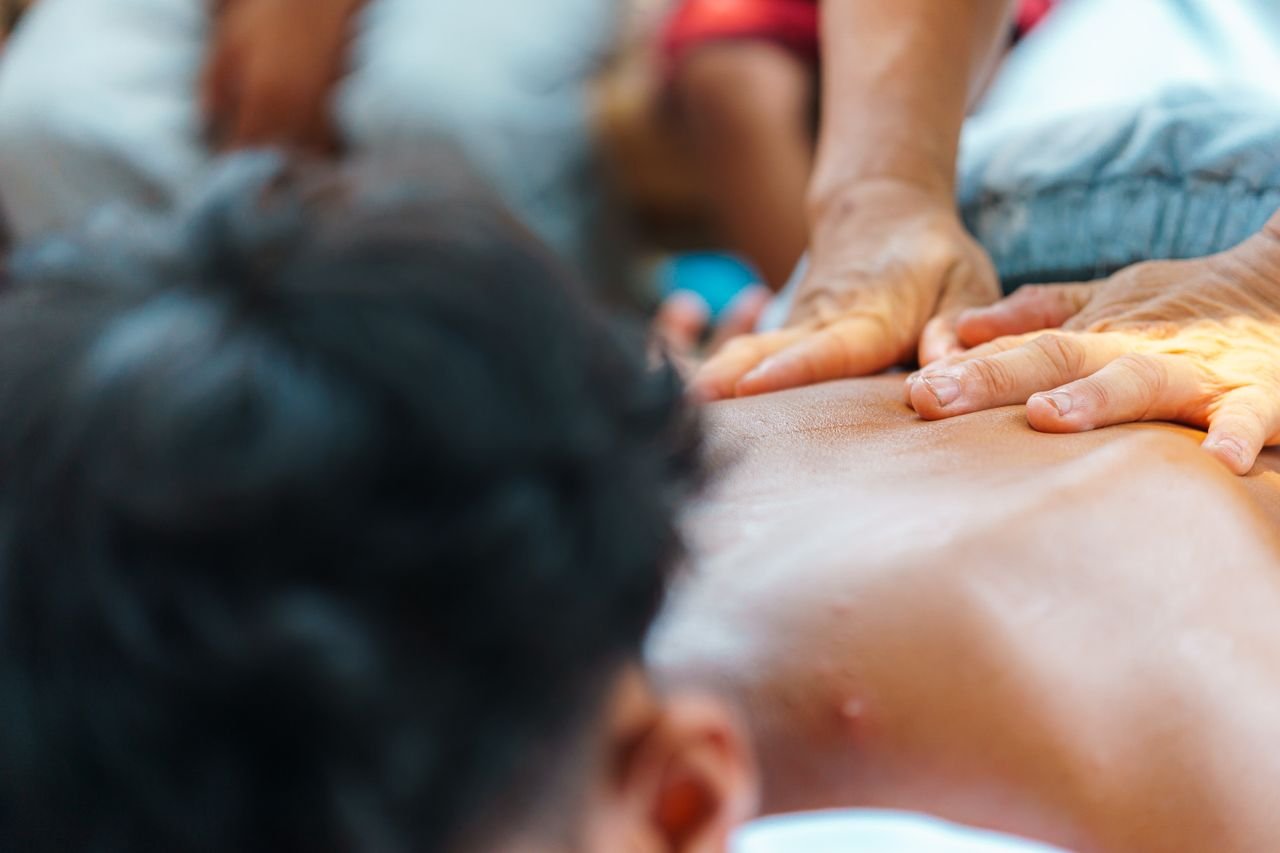 espaço de massagem